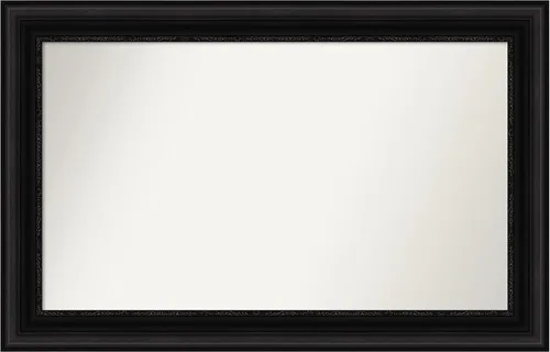 Miniatura 650 de Amanti Art Espejo personalizado, espejo de baño negro puente, espejo de pared o espejo de tocador de baño sobre el fregadero (26 x 26 pulgadas)