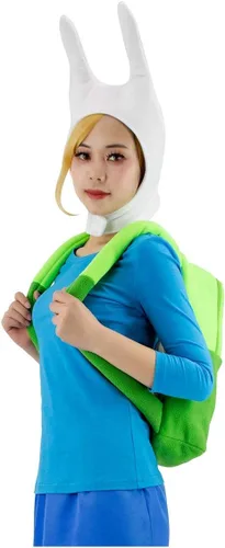 Miniatura 6 de DAZCOS Mochila de cosplay con bolsa verde para disfraz de anime (verde)
