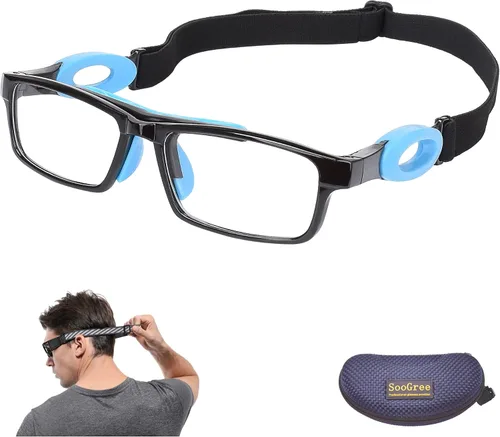Miniatura 15 de SooGree Gafas deportivas de baloncesto para hombres y mujeres, gafas de seguridad, gafas de deporte, antivaho y choque de colisión
