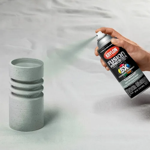 Miniatura 76 de Krylon Fusion - Pintura en aerosol adhesiva todo en uno para uso en interiores y exteriores, 12 onzas, aluminio