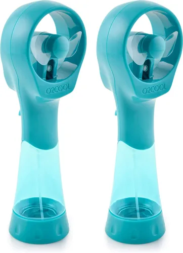 Miniatura 9 de O2COOL Elite Ventilador de nebulización de agua portátil con batería (azul)