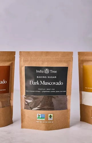 Miniatura 3 de India Tree Azúcar moscovado oscuro, 1 libra (paquete de 4)