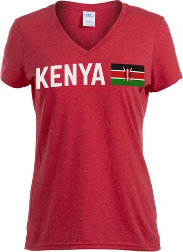 Miniatura 50 de Nations of the World - Camiseta con cuello en V para mujer