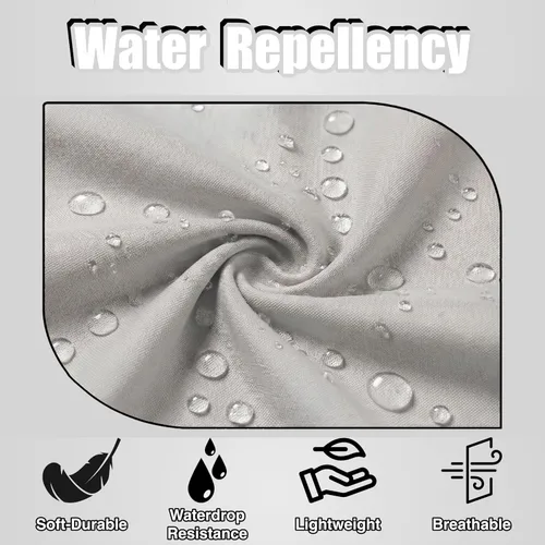 Miniatura 4 de TOSHE Delantal de cocina de algodón resistente a las gotas de agua con delantal ajustable para mujeres con bolsillos, 10 opciones de color, delantal