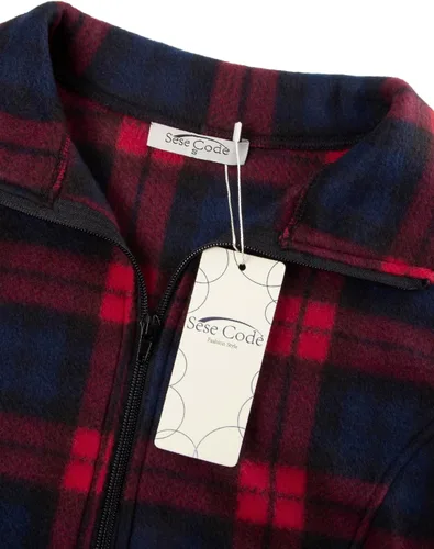 Miniatura 14 de SeSe Code Chaleco de forro polar ligero con cremallera frontal y bolsillos para mujer