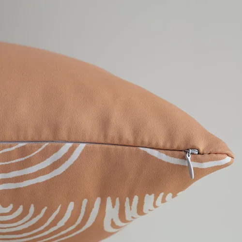 Miniatura 6 de Juego de 2 fundas de almohada bohemias con diseño de arco iris, diseño de círculos de arco iris, cuadradas, modernas, modernas, para decoración