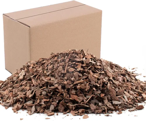 Corteza orgánica para macetas de orquídeas de 3 cuartos - Mantillo natural para plantas en maceta, desarrollo de raíces de plantas de orquídeas y