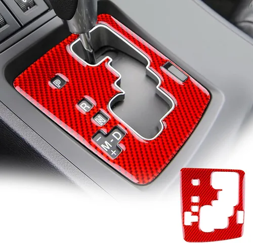 Miniatura 8 de AIRSPEED Cubierta Adhesiva de Consola Central de Fibra de Carbono para Cambio de Marchas Panel Interior para Mazda 3 2010 2011 2012 2013 Accesorios