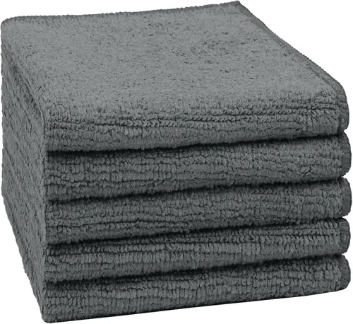 Miniatura 17 de Orighty Paquete de 5 toallas faciales de microfibra, altamente absorbentes y suaves al tacto, toallas de mano para baño, hotel, spa y gimnasio, 11.5