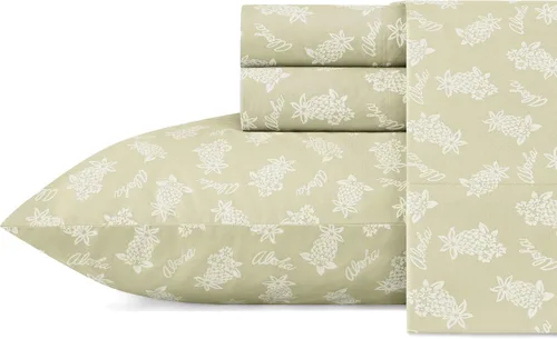 Miniatura 9 de Tommy Bahama - Juego de sábanas Queen, algodón percal, fresco y elegante, juego de ropa de cama con estilo (gris playa y paloma, Queen)