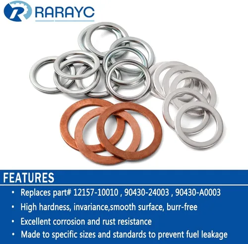 Miniatura 4 de Kit de 18 piezas de juntas de servicio de transferencia y diferencial de reemplazo para casi todos los vehículos Toyota 9043024003 90430A0003