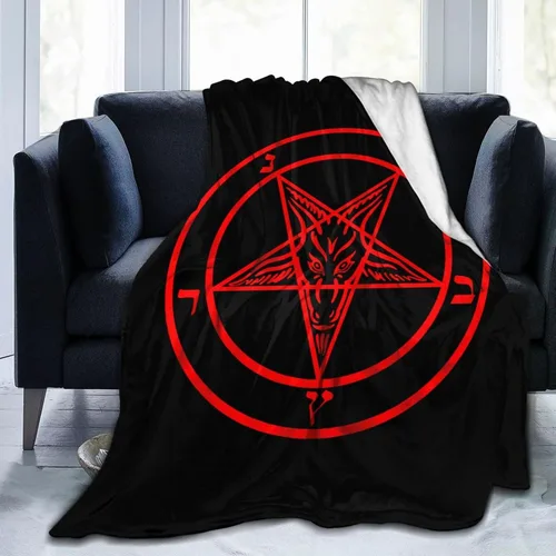 Miniatura 6 de Baphomet Satan Symbol - Manta térmica, ligera, súper suave y cálida para todas las estaciones, para sofás
