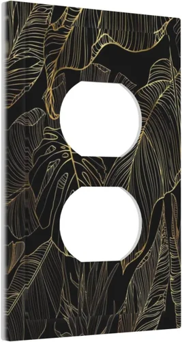Miniatura 21 de Cubierta de interruptor de luz de palanca individual decorativa de 1 cuadrilla, placa frontal eléctrica para baño, cocina, decoración del hogar