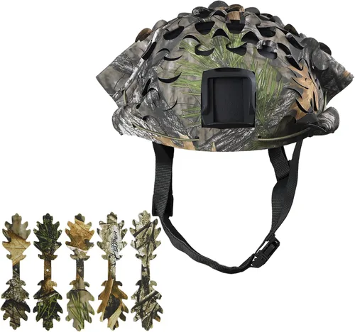 Miniatura 9 de LOOGU Funda táctica para casco, malla transpirable, camuflaje camuflaje casco cubierta ideal para combate táctico militar