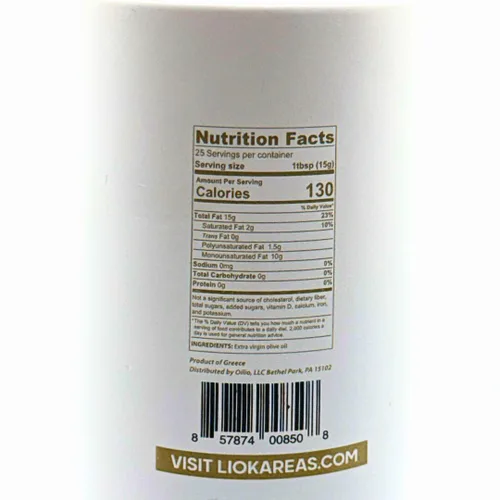 Miniatura 2 de Aceite de Oliva Virgen Extra Rx Alto en Fenólicos – Prensado en Frío, Rico en Oleocantal, Naturalmente Alto en Antioxidantes, Sabor Intenso