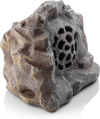 Miniatura 8 de Alpine Corporation 27,9 cm de alto Altavoz impermeable inalámbrico con Bluetooth alimentado por energía solar con rango de 15 metros, sonido de alta