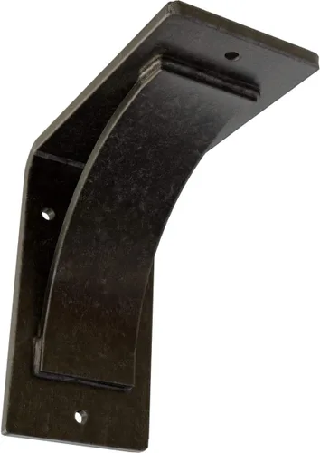 Miniatura 77 de Soporte de acero Morris de 3 pulgadas de ancho x 6 pulgadas de profundidad x 6 pulgadas de alto, latón envejecido