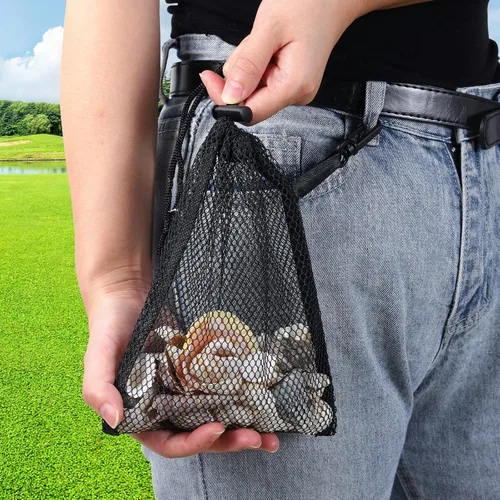 Miniatura 5 de iMucci Bolsa de malla con cordón de lavandería, bolsa de gimnasio con cordón de nailon con cierre de cordón, Negro 12, Classic