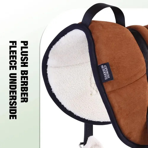 Miniatura 3 de Harrison Howard Almohadilla ecuestre para montar a caballo Almohadilla Bareback Pad con circunferencia