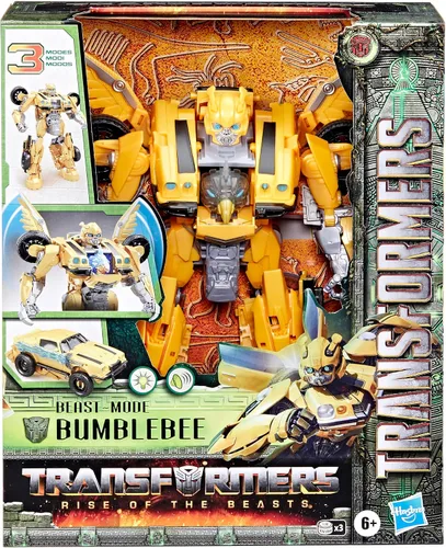 Miniatura 2 de Juguetes Transformers Rise of The Beasts Movie, Juguete Convertible Bumblebee Modo Bestia con Luces y Sonidos, Edades 6 y más, 10 pulgadas