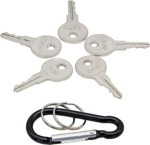 CH751 - Llaves para caravanas con cerradura para compartimientos de caravana, cerraduras de puerta de gabinete, carritos, manijas en T, cajas de