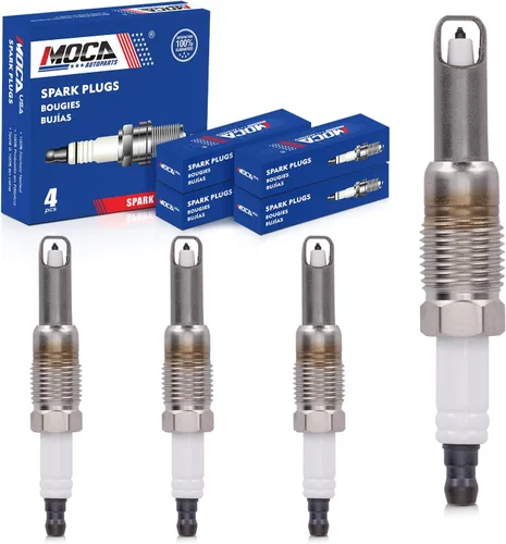 MOCA SP546 Paquete de 4 bujías - Compatible con Ford Expedition, F150, F250 Super Duty, Lincoln Mark LT 5.4L y 6.8L
