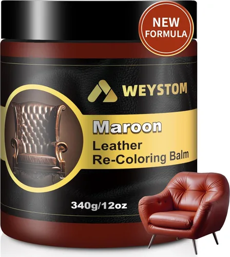 Miniatura 8 de Bálsamo de recoloración de cuero, kit de reparación de cuero beige para muebles, tinte de cuero y pintura para recolorear, restaurar y reparar cuero