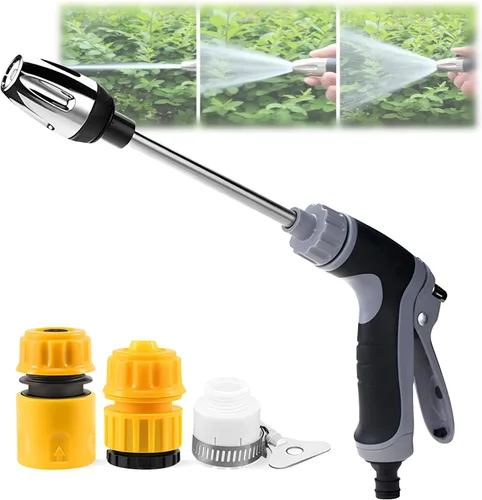 WaterBlitz - Lavadora a presión, pistola de agua de alta presión WaterBlitz, lavadora a presión de alta y portátil, con rotación de 360° para tres