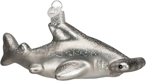 Miniatura 10 de Old World Christmas Stingray - Adorno de cristal soplado para árbol de Navidad, decoración navideña artesanal, colección de mar