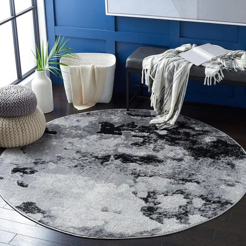 Miniatura 19 de SAFAVIEH Adirondack Collection - Alfombra decorativa, 2 pies 6 pulgadas x 4 pies, verde y gris, diseño abstracto moderno, no desprende pelusa