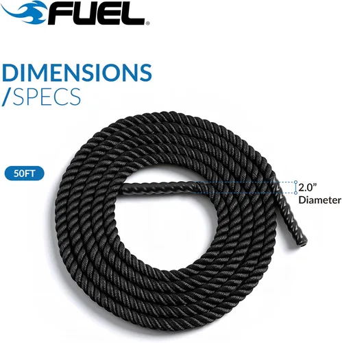 Miniatura 4 de Fuel Pureformance Cuerda de batalla de 2 pulgadas (50 pies)