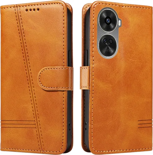 Miniatura 169 de Funda con tapa para Huawei Nova Lite 3, protección de 360 grados, a prueba de golpes, de piel sintética, con función atril y 3 ranuras
