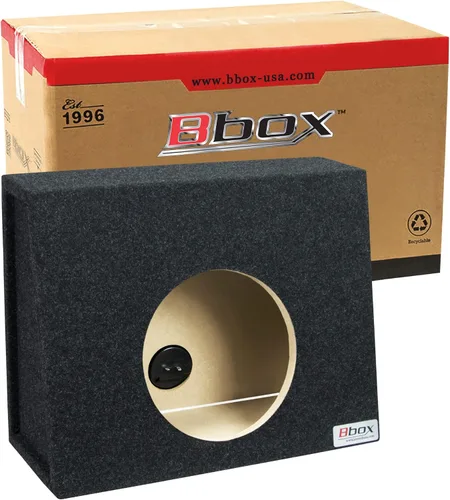 Caja para parlante sellada Bbox, Cajón inclinado de un agujero , Carbón