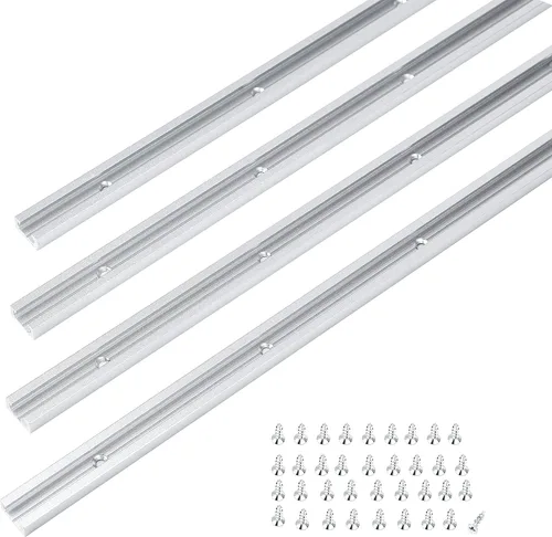 Miniatura 7 de T-Track Abrazaderas de sujeción, 6-3/8 pulgadas de largo x 1-1/4 pulgadas de ancho - carpintería y abrazaderas - anodizado con chorro de arena fina