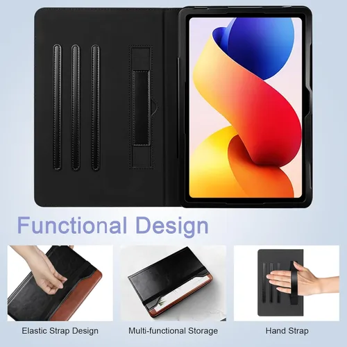 Miniatura 6 de E NET-CASE Funda para Xiaomi Redmi Pad 2 Pro/Pad Pro (2025/2024) de 12.1 pulgadas con soporte para bolígrafo S, a prueba de golpes, carcasa trasera