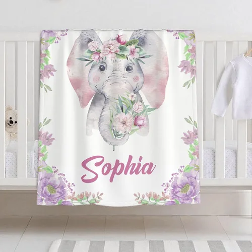 Miniatura 23 de Manta de bebé personalizada para niñas y niños, manta de bebé personalizada con nombre para niños pequeños, niños, ducha, recién nacidos, guardería