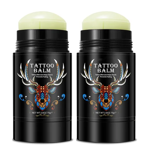 Miniatura 8 de Yecuce - Mantequilla bálsamo para el cuidado posterior de tatuajes, 2.6 oz, crema hidratante y mejoradora del color para tatuajes nuevos y viejos