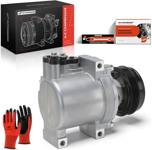 Miniatura 10 de A-Premium Compresor de aire acondicionado de CA con embrague compatible con Subaru Outback 2.5L 2005-2009, Legacy 2.5L 2005-2009, Impreza 2.5L