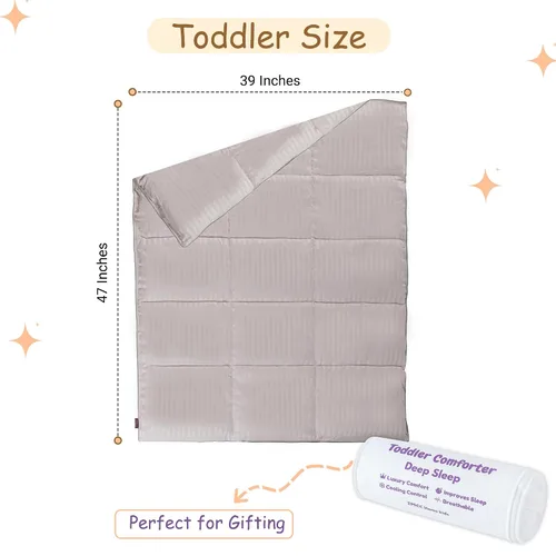 Miniatura 2 de ZPECC Edredón alternativo de plumón para niños pequeños, manta colcha hipoalergénica de 39 x 47 pulgadas, relleno de edredón para niños suave