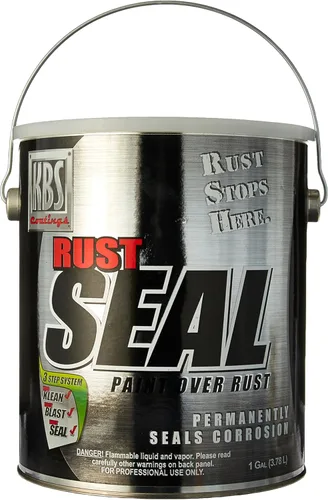 Miniatura 12 de Revestimiento para eliminar el óxido RustSeal KBS, Negro satinado Brillo negro