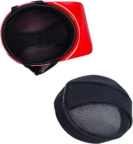 Miniatura 6 de Medio casco de motocicleta de perfil bajo, aprobado por DOT de calle, casco de motocicleta retro ligero de cara abierta, casco de motocicleta ATV