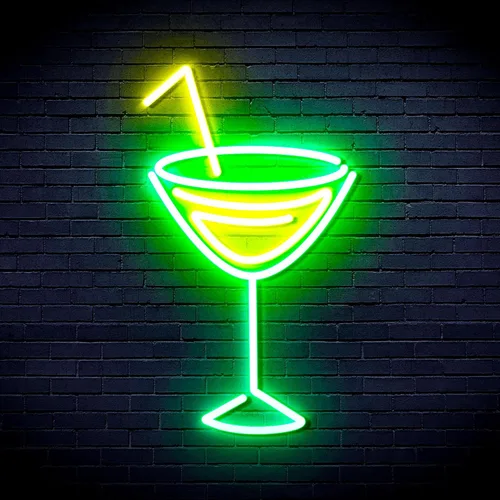 Miniatura 32 de AdvPro Seco Martini Flex Silicona LED Neon Sign - Azul - st16s32-fnu0207-b