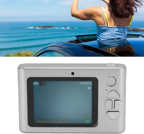 Miniatura 9 de Cámara digital 4K, pantalla de 2.4 pulgadas, 48 MP, 1080P, HD 16X, zoom digital, cámara de enfoque automático, cámara de bolsillo, cámara micro SLR