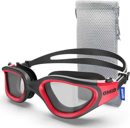 Miniatura 13 de OMID P2 Lite - Gafas de natación cómodas antivaho para hombres, mujeres, adultos y jóvenes Lente B2-azul Marco Blueblack