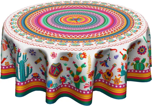 Miniatura 48 de Fall Tablecloth Round 60 Inch Autumn Thanksgiving Table Cloths Circle Pumpkin Buffalo Plaids Table Cloth Rustic Farmhouse Tablecloth for Holiday