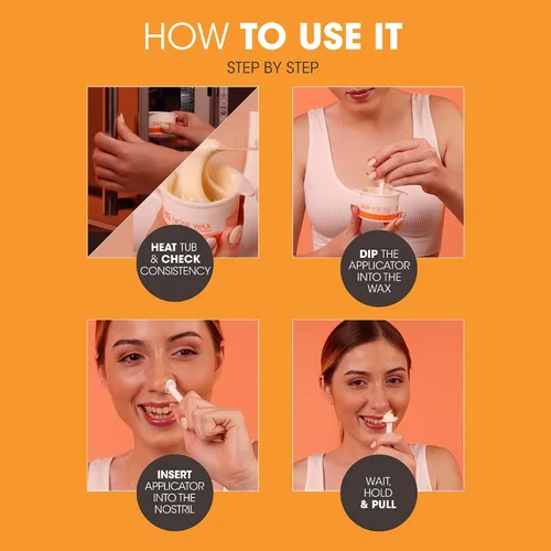 Miniatura 4 de Kit de cera nasal Nad's para hombres y mujeres - Kit de depilación para la depilación rápida y fácil del vello nasal, 1 unidad
