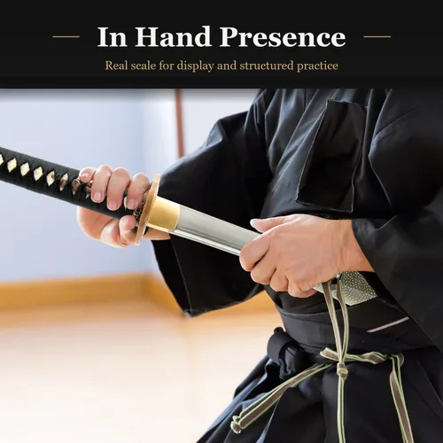 Miniatura 3 de Espada confeccionada a mano: Katana samurai completamente funcional con hoja de acero de carbono 1095 forjada a mano y templada en arcilla, con hoja