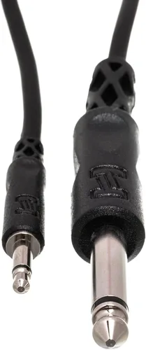 Miniatura 3 de Hosa cable CMP-303 cable 3,5 mm a 14" TS, Negro