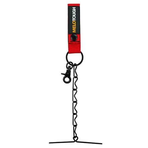 Miniatura 8 de MELOTOUGH Tanga de cinta para cinturón de herramientas para electricistas, correa de cinta para electricistas, cadena con llavero y gancho a presión