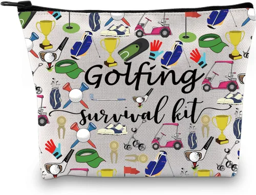 Miniatura 10 de Kit de supervivencia de golf, bolsa de maquillaje, regalo de golf, accesorios de golf, regalo para mamá, golfista, humor